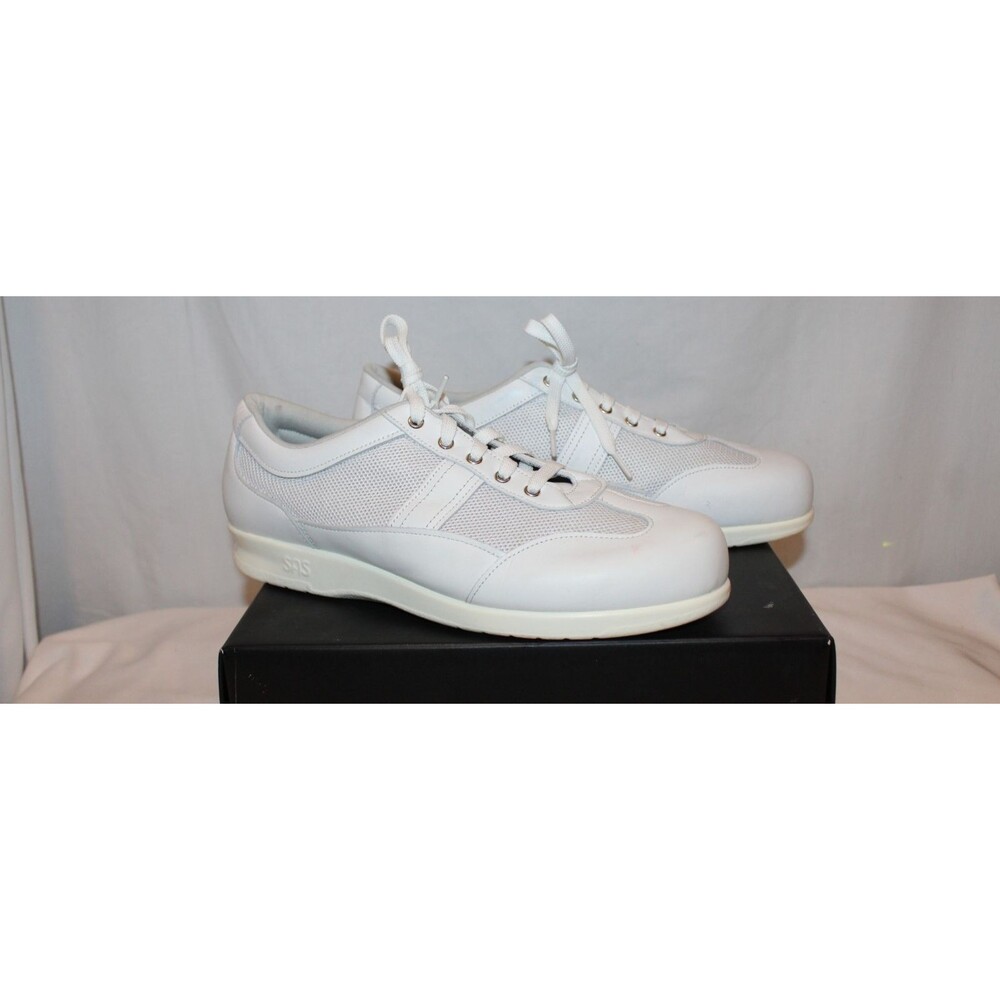 Women's Sneakers Athletic Shoes SAS Mesh Comfort Walking Sneaker White 12